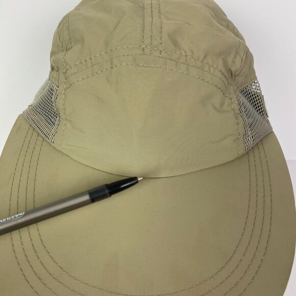 Broner Hat Long Bill Nylon Mesh Fly Fishing Hiking Outdoor Khaki Adjustable Mens - Picture 8 of 14